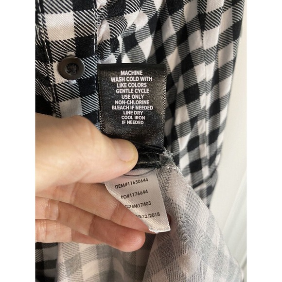 Torrid Black and White Gingham Midi Dress - Picture 9 of 9